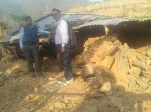 Earthquake affected area of Dhading district (334)