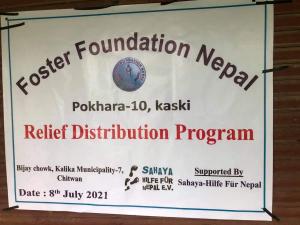 Nothilfe für unsere Familien in Chitwan (Juli 2021)